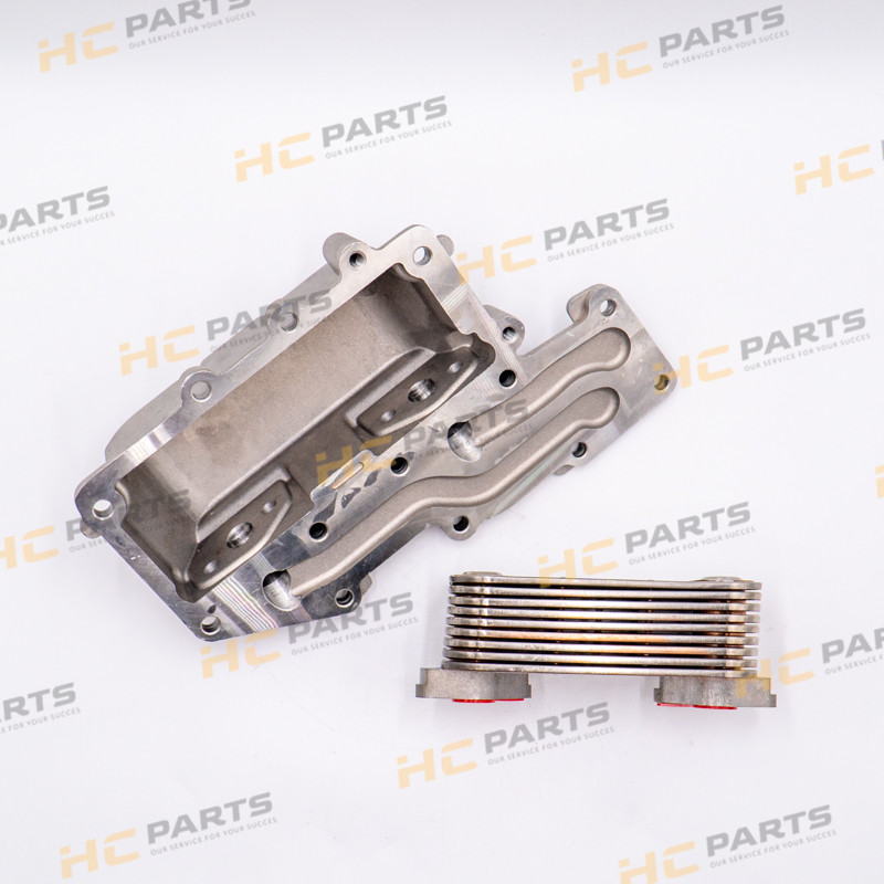 Масляный радиатор двигателя JCB Perkins RE — 3CX 4CX AZERI PARTS