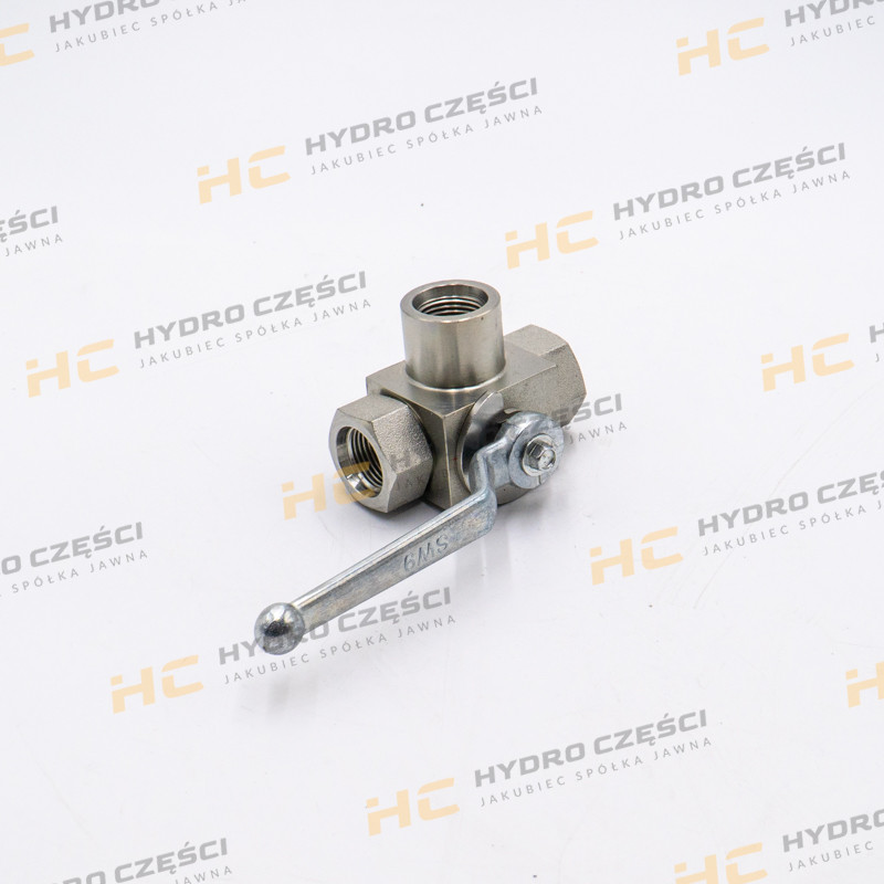 Шаровой кран JCB с 3 портами 1/2 BSP-AZERI PARTS