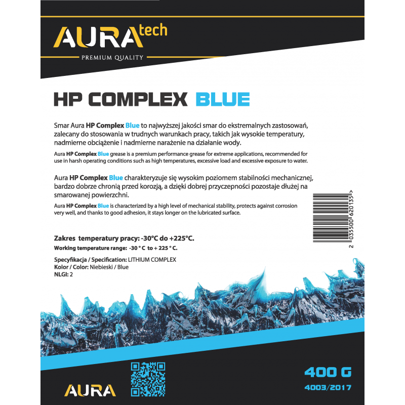 AURA — смазка HP COMPLEX BLUE, 400 г