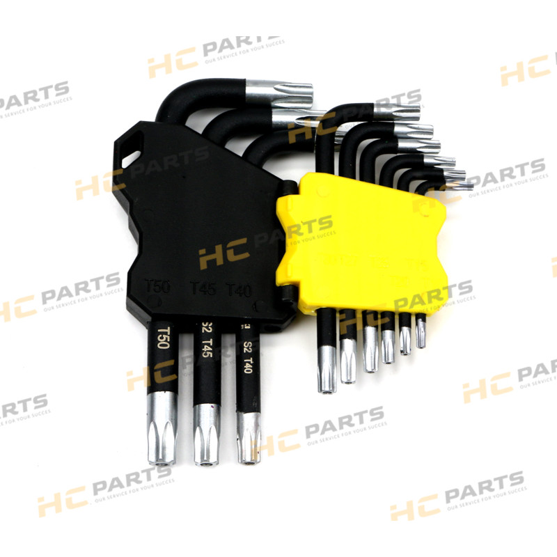 Набор ключей TORX T10 — T50 из стали S2 9el в держателе Warynski